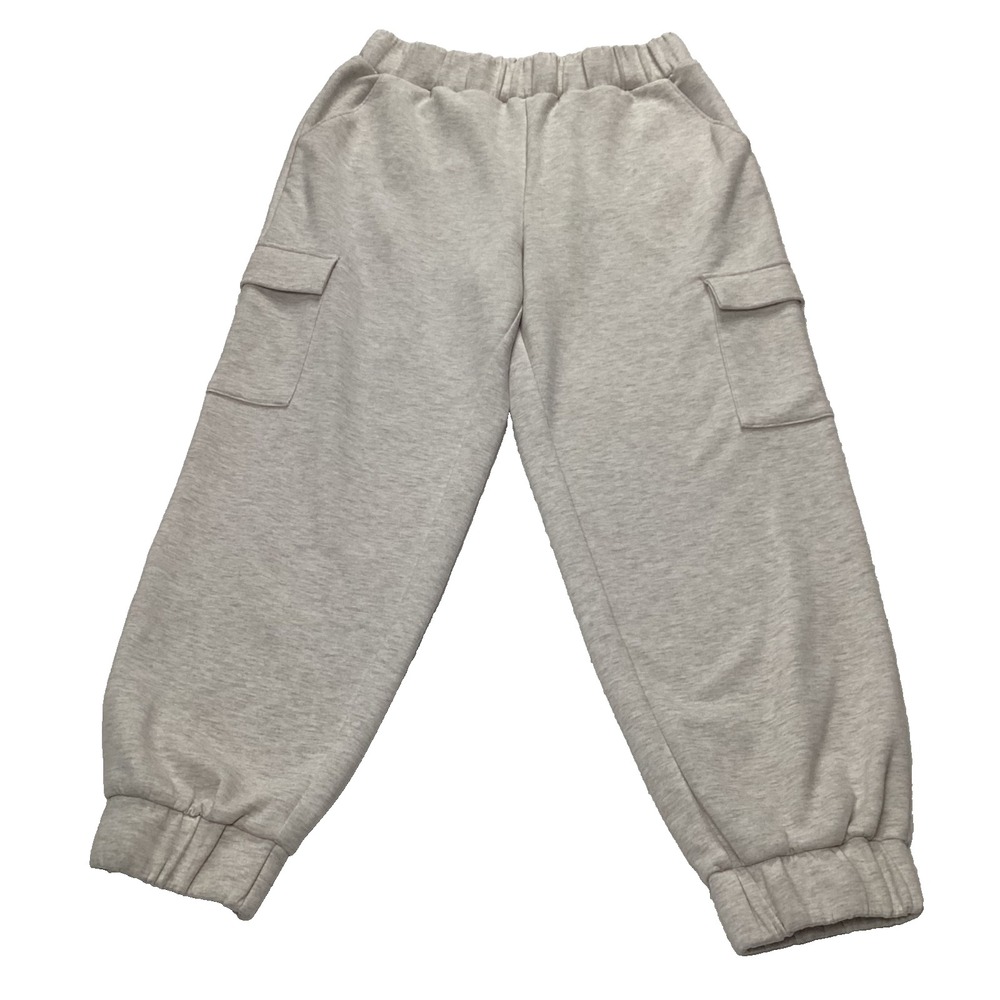 Express Cargo Jogger Sweatpants Women's M Light Beige Soft Stretch Lounge Pants
